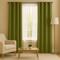 Cortina 4 Home 55X132 Sage Blackout Gromme (Wpsg47715Fbb)