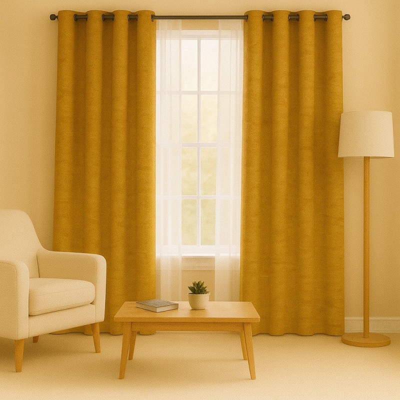 Cortina 4 Home 55X133 Gold Blackout Gromme (Wpsg47716Fbb)