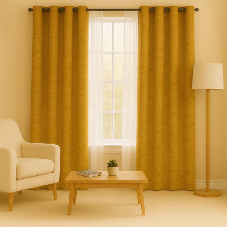 Cortina 4 Home 55X133 Gold Blackout Gromme (Wpsg47716Fbb)