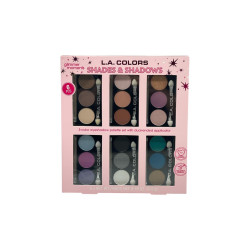 SET SOMBRA LA COLORS 3 TONOS 6PCS(C43559)