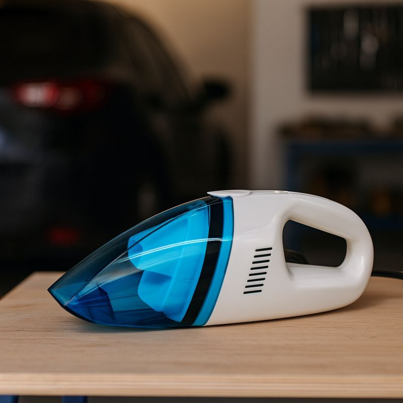 Aspiradora Auto 50W 12V 0.2 Lts Blanca Lafa (64Wl123)