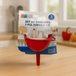 Embudo Plast 3Pcs Lotus(021-19407)