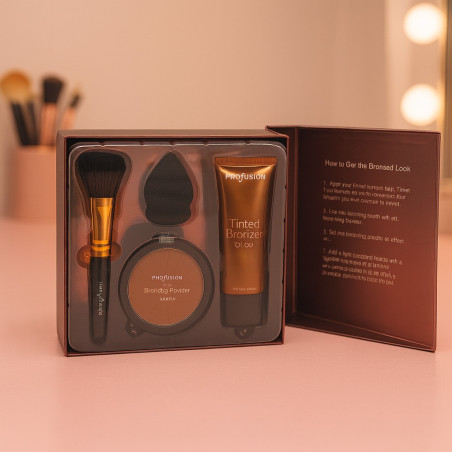 SET MAQUILLAJE PROFUSION FACE & BODY BRONZER(8304SET-RSMC4)