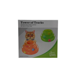 Juguete Torre De Bolitas Giratorias P/Gatos (Gs16093)