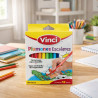 Marcadores Plumones Escolar Vinci 12Pcs 48357 1Und