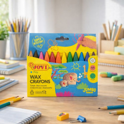 Crayones 973/12 Jovi 12 Colores Triangular