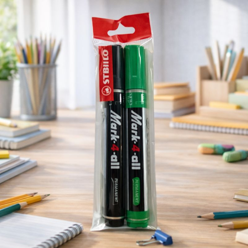 Marcador Permanente 2U Ng-Vd Stabilo (119776) Bts25