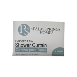 CORTINA BAÑO 180X180CM PALM SPRINGS HOMES