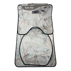 Set de Alfombras para Baño DKFashion 3 Piezas | Confort, diseño y practicidad