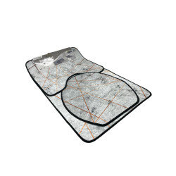 Set de Alfombras para Baño DKFashion 3 Piezas | Confort, diseño y practicidad