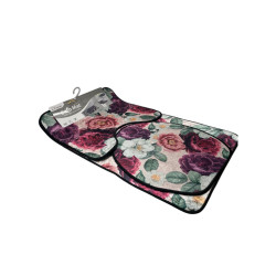 SET ALFOMBRA BAÑO 3PCS(DKHR-1851)