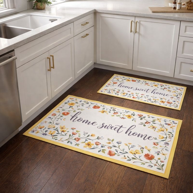 Set de alfombras para cocina 2 piezas Sweet Home DKFashion