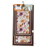SET ALFOMBRA COCINA 2PCS FLORES(RG835)