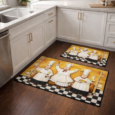 SET ALFOMBRA COCINA 2PCS CHEF(RGC503)