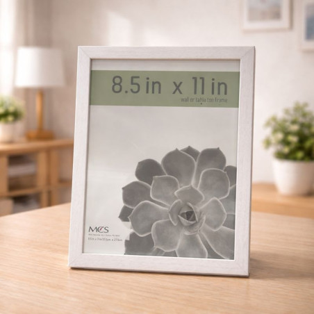 Porta retrato blanco DK Fashion 8.5x11 para decoración del hogar