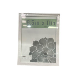 Porta retrato blanco DK Fashion 8.5x11 para decoración del hogar