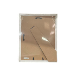 Porta retrato blanco DK Fashion 8.5x11 para decoración del hogar