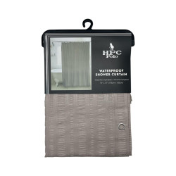 Cortina de baño taupe 70x72 Nemo Tarders