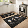 SET ALFOMBRA COCINA 2PCS COFFEE(RG839)