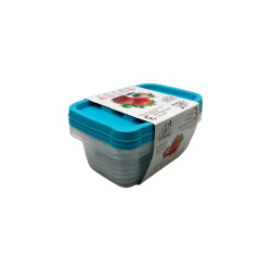 Envases Plastico Rectangular C/ Tapa 3Pza (7453116021170)