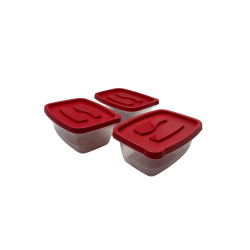 Envases Plastico Rectangular C/ Tapa 3Pza (7453116021170)