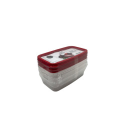 Envases Plastico Rectangular C/ Tapa  3Pza (7453116021088)