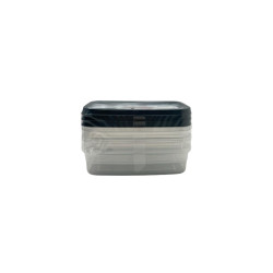 Envases Plastico Rectangular C/ Tapa  3Pza (7453116021088)