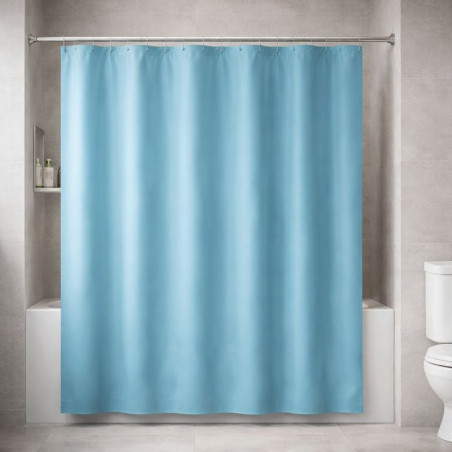 Cortina de baño 72x72 con 12 ganchos | Resistente y práctica