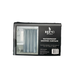 Cortina de Baño Gris 70x72 Pulgadas | Práctica y Moderna