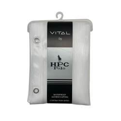 Cortina de Baño 72x72 con Ganchos | Práctica y Resistente