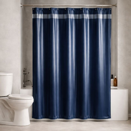 Cortina de baño 70x72 pulgadas resistente y práctica