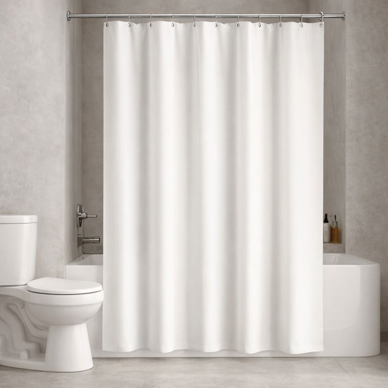 Cortina de baño jumbo 180x200 cm resistente y funcional