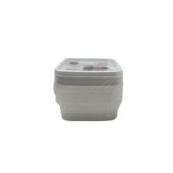 Envases Plastico Cuadrado C/ Tapa  3Pza (7453116021095)