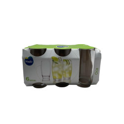 Set de Vasos de Vidrio 400 ml – 6 Piezas | Uso Diario