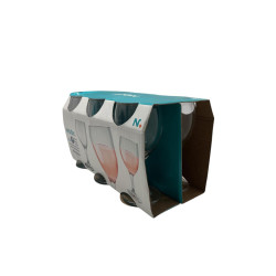 Set de copas de vidrio 250 ml para bebidas | Nemo Traders