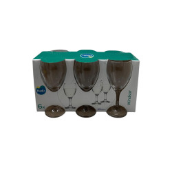 SET COPAS VIDRIO 6PZS 300ML(70280200760448)