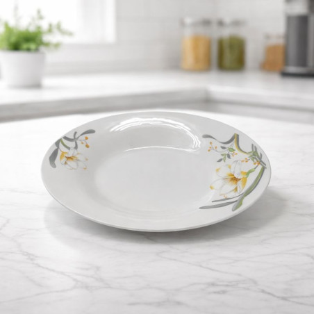 Plato Hondo de Cerámica 8" para Cocina y Comedor