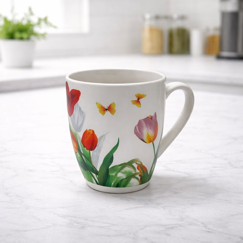 Taza de cerámica decorada 12 oz para café o té
