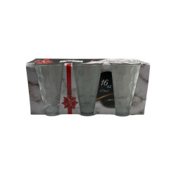 Set 3 Vasos de Vidrio 470 ml | Resistentes y Elegantes