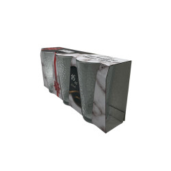 Set 3 Vasos de Vidrio 470 ml para Bebidas | Cocina