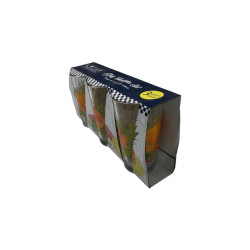 Set de Vasos de Vidrio Decorados 3 Piezas | Diseño Elegante para Bebidas