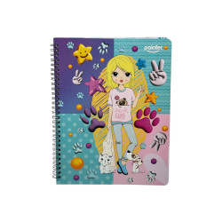 CUADERNO 80H GIRL CUTE (NB7856-GRC-2024)