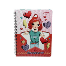 PAQUETE 6 CUADERNOS 80H RESORTE GIRL CUTE