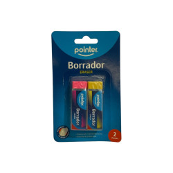 Borrador Blister 2Pcs Pointer(Er-1949-B)