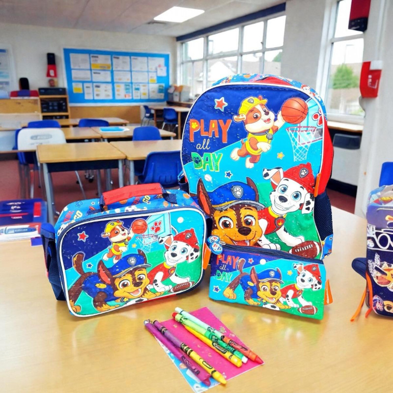 Set Salveque 3 Pcs  Paw Patrol Niño Nickelodeon (Xxa-Pw-P240