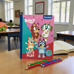 Cuaderno Cosido 100H Bluey (Blu-1Mc-Ra112)