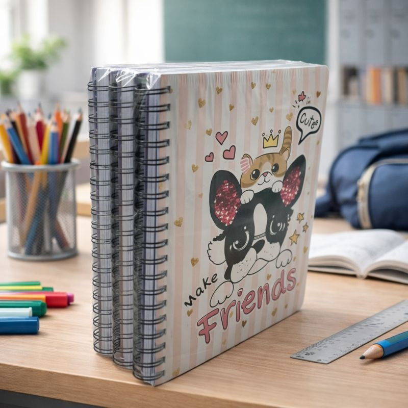 Cuaderno Res.Pointer 200H Mascotas Caricaturas (Nb2005-Mas-2