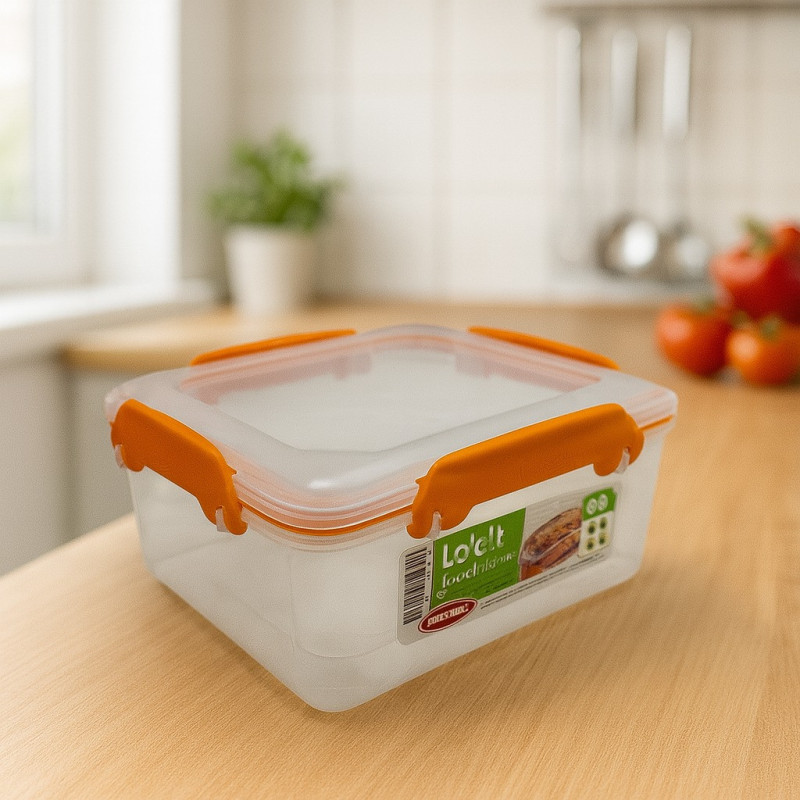 Recipiente Poliplast multiuso resistente para el hogar