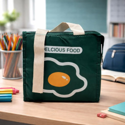 Lonchera Polyester 24.5X17X21Cm Kmq Moda(Jm2309 )