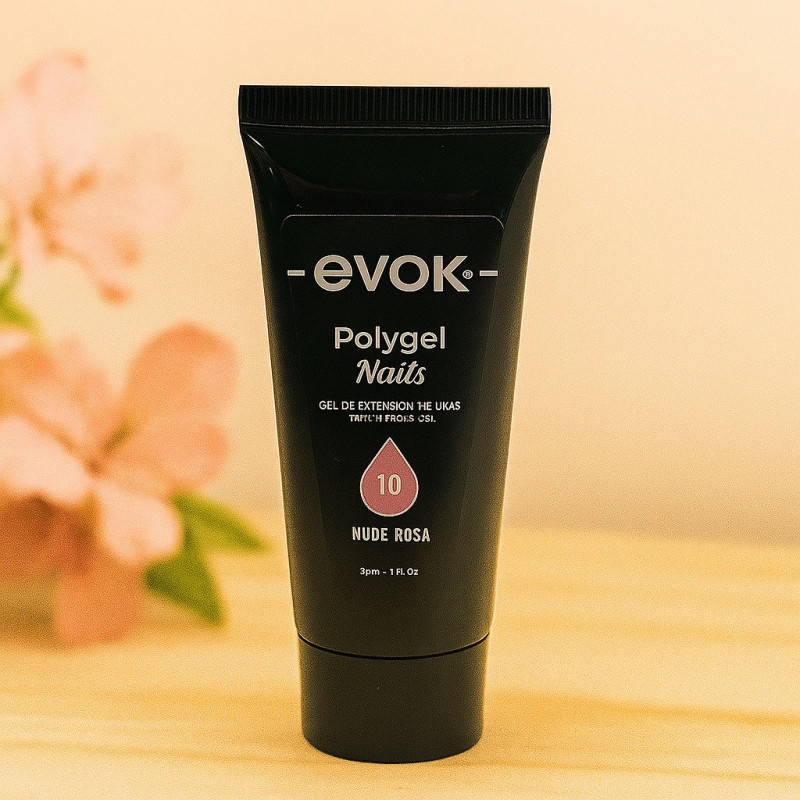 POLIGEL UÑAS NUDE ROSA 30ML EVOK(EV-GE005-NR)